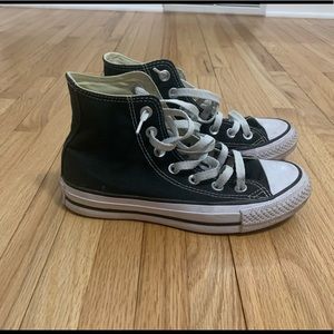 black high top converse